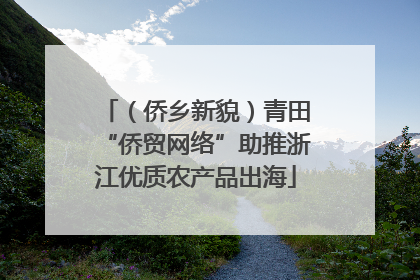 （侨乡新貌）青田“侨贸网络”助推浙江优质农产品出海