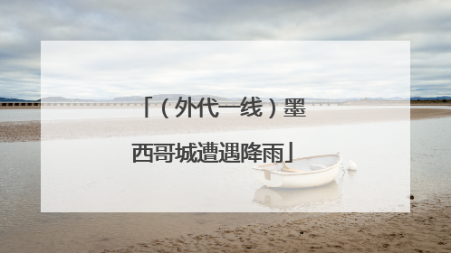 （外代一线）墨西哥城遭遇降雨