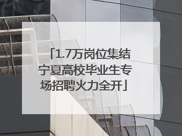 1.7万岗位集结 宁夏高校毕业生专场招聘火力全开