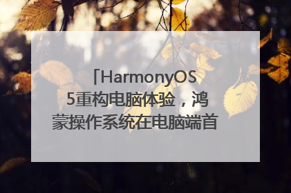 HarmonyOS 5重构电脑体验，鸿蒙操作系统在电脑端首次亮相丨新经济观察