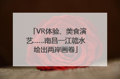 VR体验、美食演艺……南昌一江赣水绘出两岸画卷